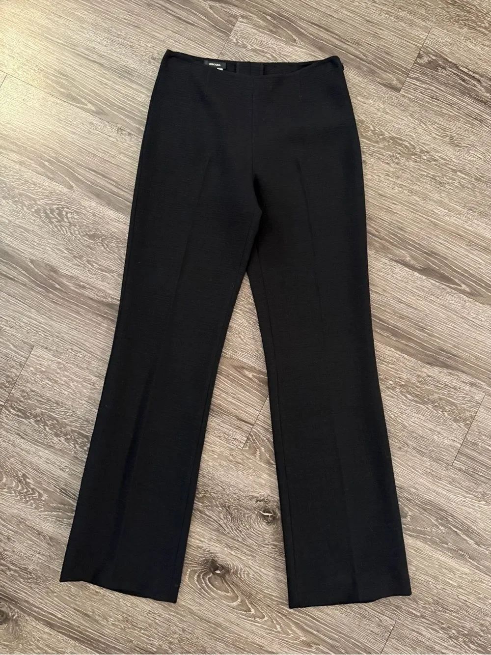 Escada Textured Wool Trousers